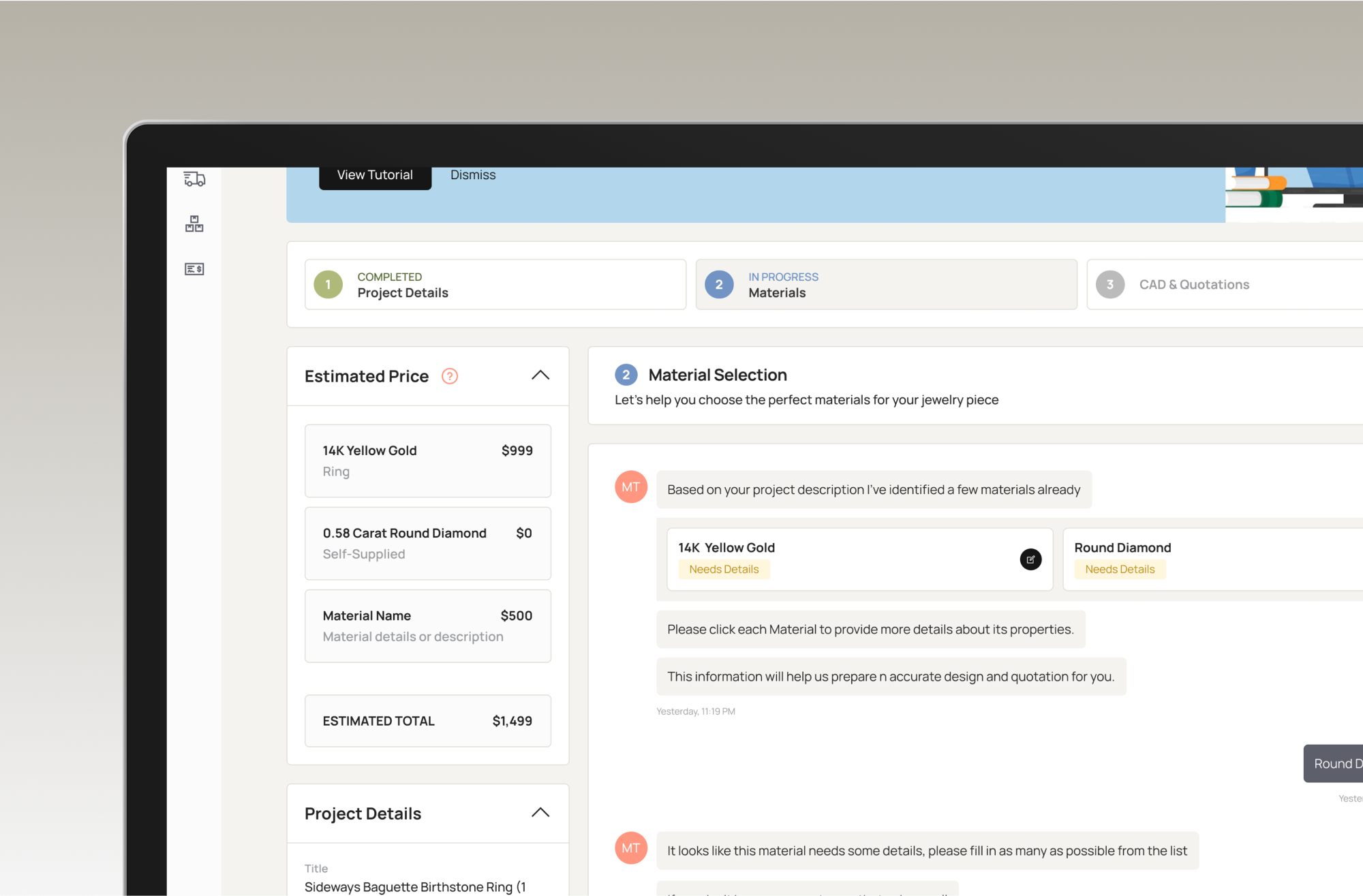 Process oversight from design to delivery